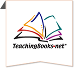 teachingbooks-logo- open book with rainbow pages