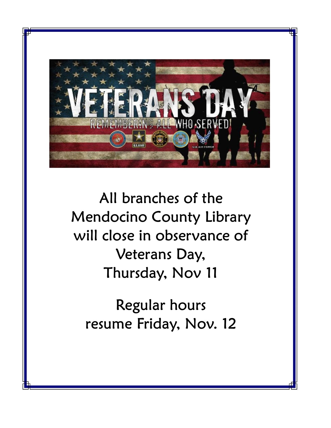 Veterans Day Closure 2021 jpg