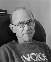 black and white photo of author Stephen Kessler