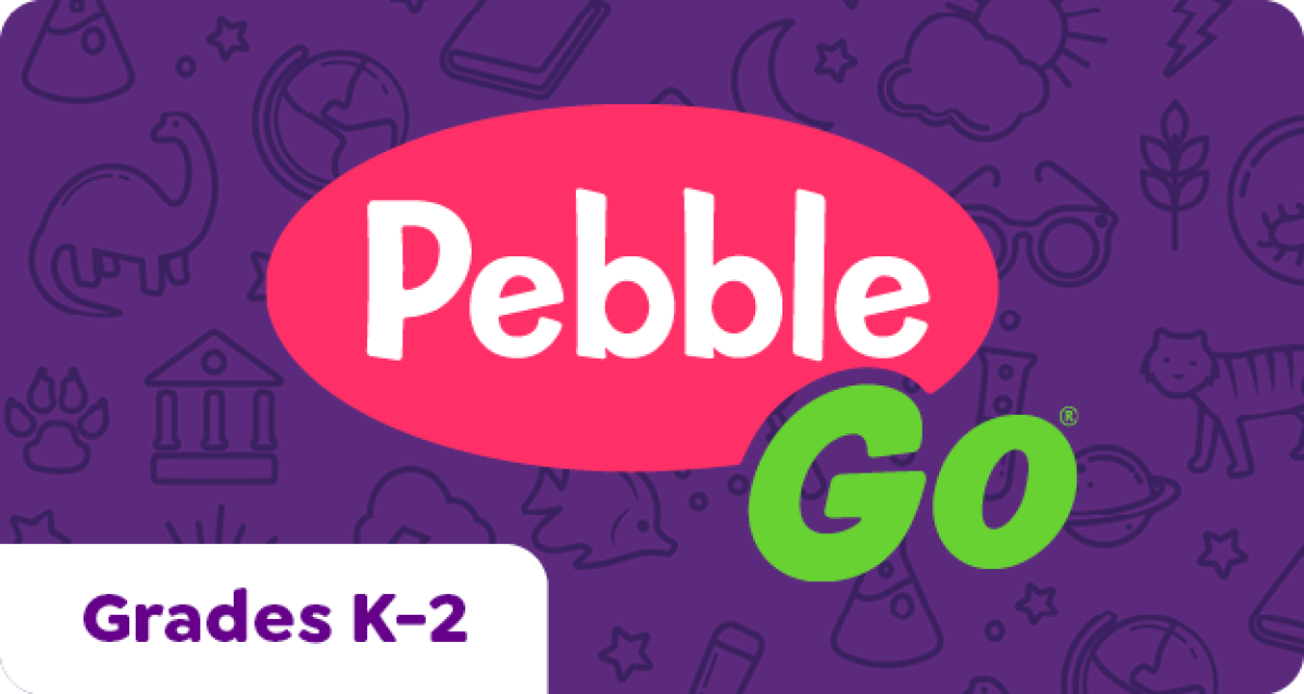 PebbleGo logo Grades K-2